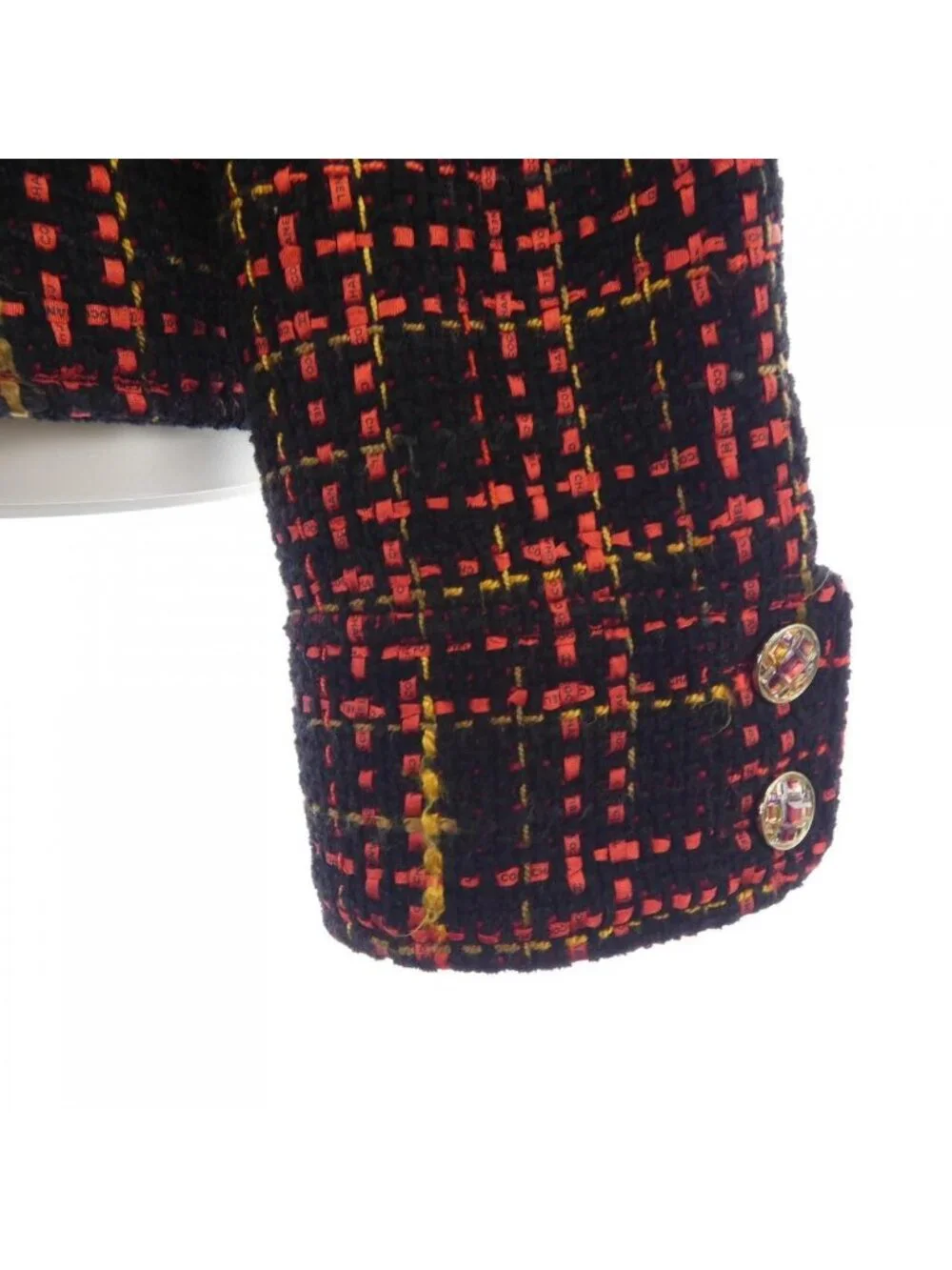 Chanel Collarless Jacket Black